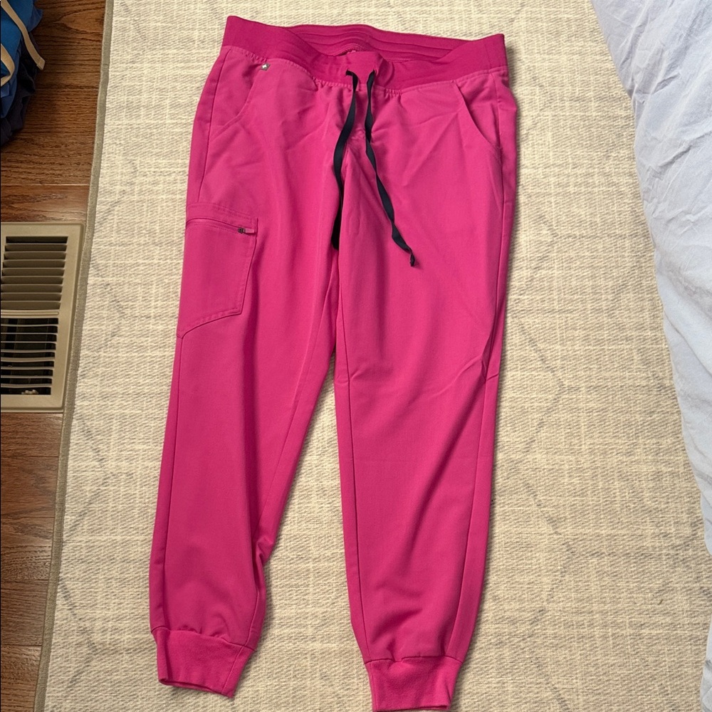 Figs Pink Technical Collection Pants